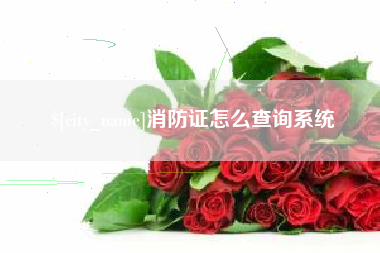 呼伦贝尔消防证怎么查询系统