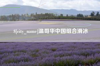 呼伦贝尔温哥华中国组合滑冰