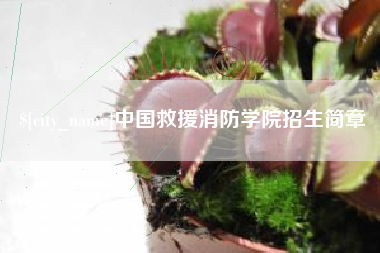 呼伦贝尔中国救援消防学院招生简章