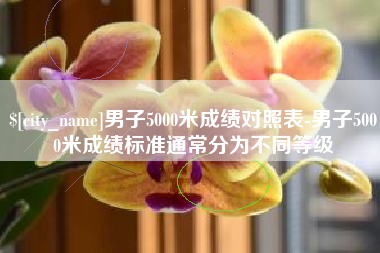 呼伦贝尔男子5000米成绩对照表-男子5000米成绩标准通常分为不同等级