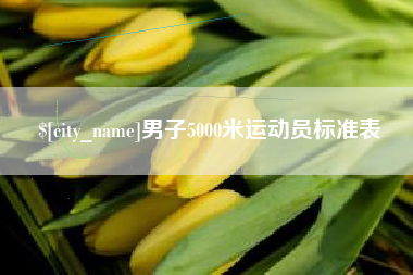 呼伦贝尔男子5000米运动员标准表