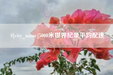 呼伦贝尔5000米世界纪录平均配速