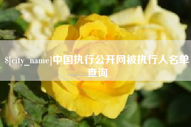 呼伦贝尔中国执行公开网被执行人名单查询