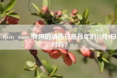 呼伦贝尔我国的消防日是每年的11月9日对吗？