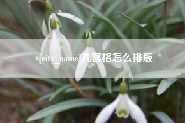 呼伦贝尔九宫格怎么排版