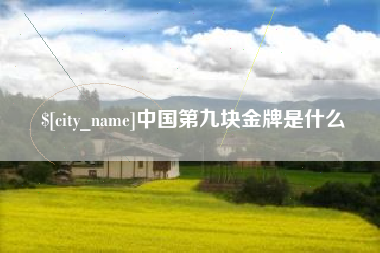 呼伦贝尔中国第九块金牌是什么