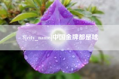 呼伦贝尔中国金牌都是啥