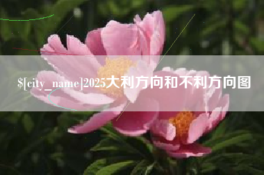 呼伦贝尔2025大利方向和不利方向图