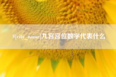 呼伦贝尔九宫宫位数字代表什么