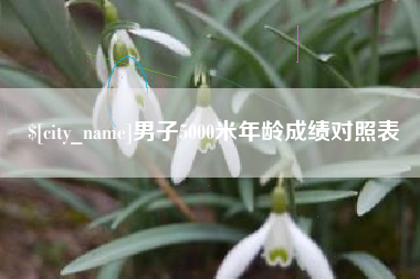 呼伦贝尔男子5000米年龄成绩对照表