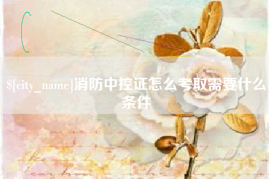 呼伦贝尔消防中控证怎么考取需要什么条件