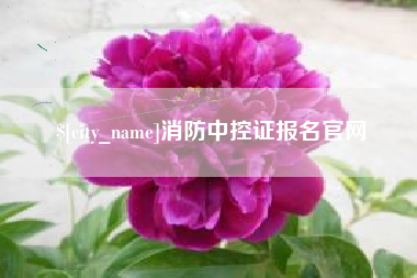 呼伦贝尔消防中控证报名官网