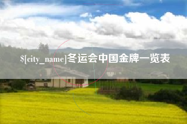 呼伦贝尔冬运会中国金牌一览表
