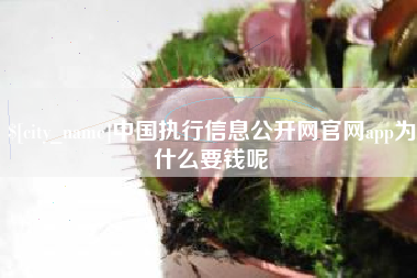 呼伦贝尔中国执行信息公开网官网app为什么要钱呢