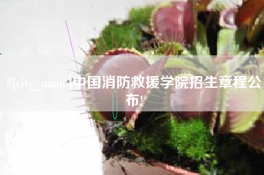 呼伦贝尔中国消防救援学院招生章程公布!