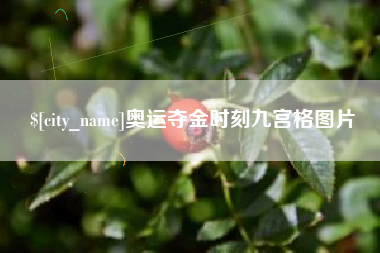 呼伦贝尔奥运夺金时刻九宫格图片
